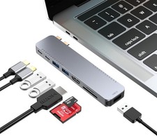 BHHB M82s USB C Hub Adapter für MacBook Pro Air Docking Station 8-in-2 für Mac