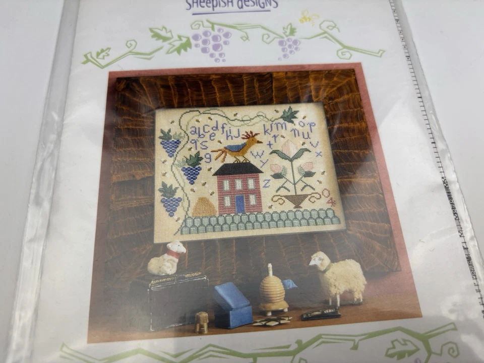 Sheepish Design Grape Goodness 113th Exemplary Counted Cross Stitch Pattern 5R - Image 2 of 3