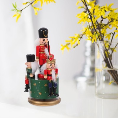  Spieluhr Weihnachten Holz Nussknacker-spieluhr Nussknacker-Figur