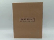 Bartesian Margarita Salt Rimmer Set, 3 Tier Bar Glass Rimmer Bamboo Wood