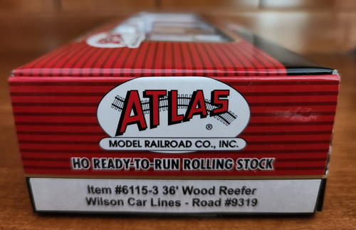Atlas Steam Era Classics HO 36' madera frigorífico Wilson líneas de coche #9319 | Condition: New