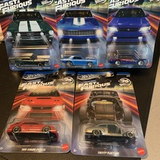 Hot Wheels 2026 Silver Fast  Furious Dream Lineup Set of 5
