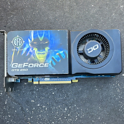 BFG Tech NVIDIA GeForce GTS 250 PCIe x16 Graphics Card Multi-Monitor