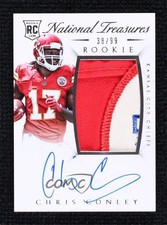 2015 Panini National Treasures RPS Rookie 38/99 Chris Conley #110 Patch Auto 4wf