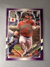 Kole CALHOUN 2021 Topps Japan Inaugural Edition Baseball Card Purple SP #24/50