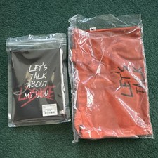 Seungri BigBang Canvas  Orange Tote Bag & Black Zipper Pouch Set