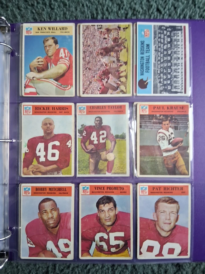 1966 PHILADELPHIA FOOTBALL NEAR COMPLETE SET LOT(173/198)w/STARS,RC's,HOF *RARE* - Image 4 of 4