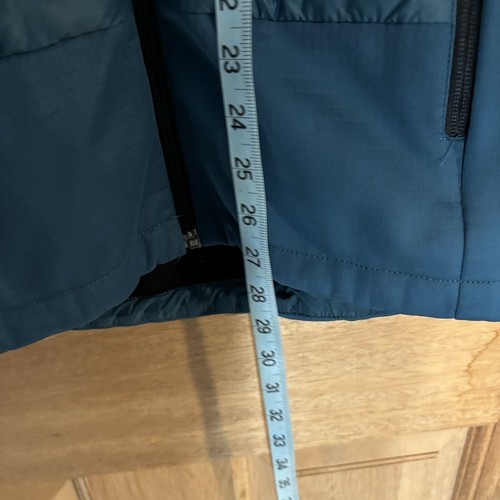 Gerry Puffer Jacket Men's Aqua Medium Fillpower 650 Down Full Zip - Picture 5 of 7