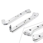 Left & Right Saddlebag Rail Support Brackets For Harley Touring 1985-2008