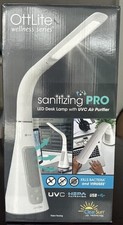 Ottlite Wellness LED Sanitizing Desk Lamp With USB Charging - Brand New In Box