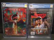  KC CHIEFS 2023 Official LVII S.B. Game program With S.I. Commemorative Issue. 