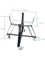 Rolling Cart for 18" Big Green Egg or Kamado Joe, Rolling Nest w/ locking wheels