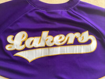 Majestic Hardwood Classics Vtg NBA~LAKERS~ 1/4 Zip MINNEAPOLIS