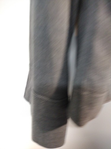 Evan-Picone Blazer 24W Gray Lined Full Zipper Suit Jacket Stretch - Picture 4 of 22