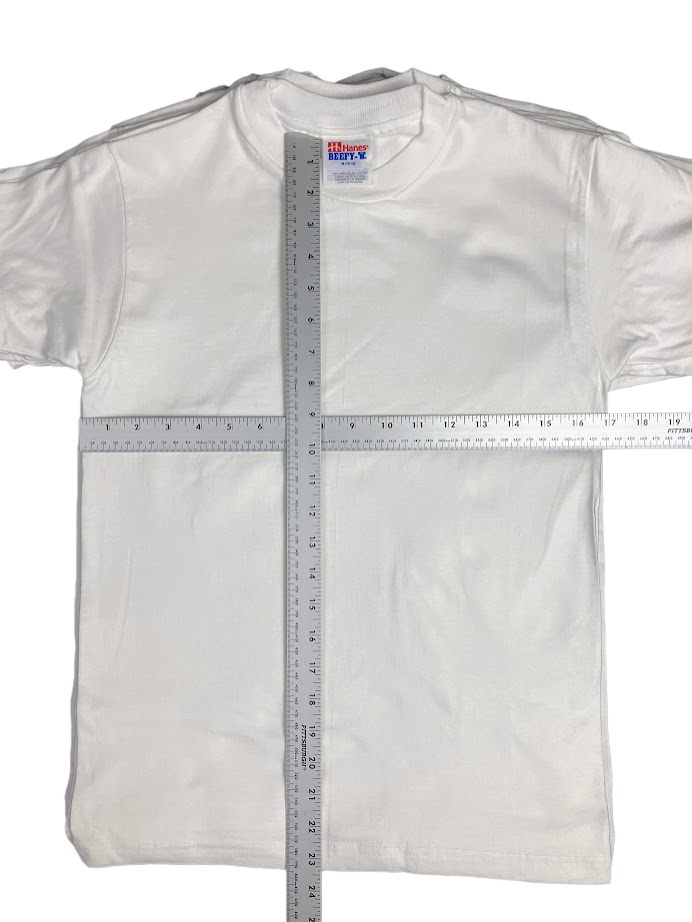 Wholesale Lot of 72 Vintage 90s Hanes BEEFY T White T Shirt Wholesale Lot of 72 Vintage 90s Hanes BEEFY T White T Shirt