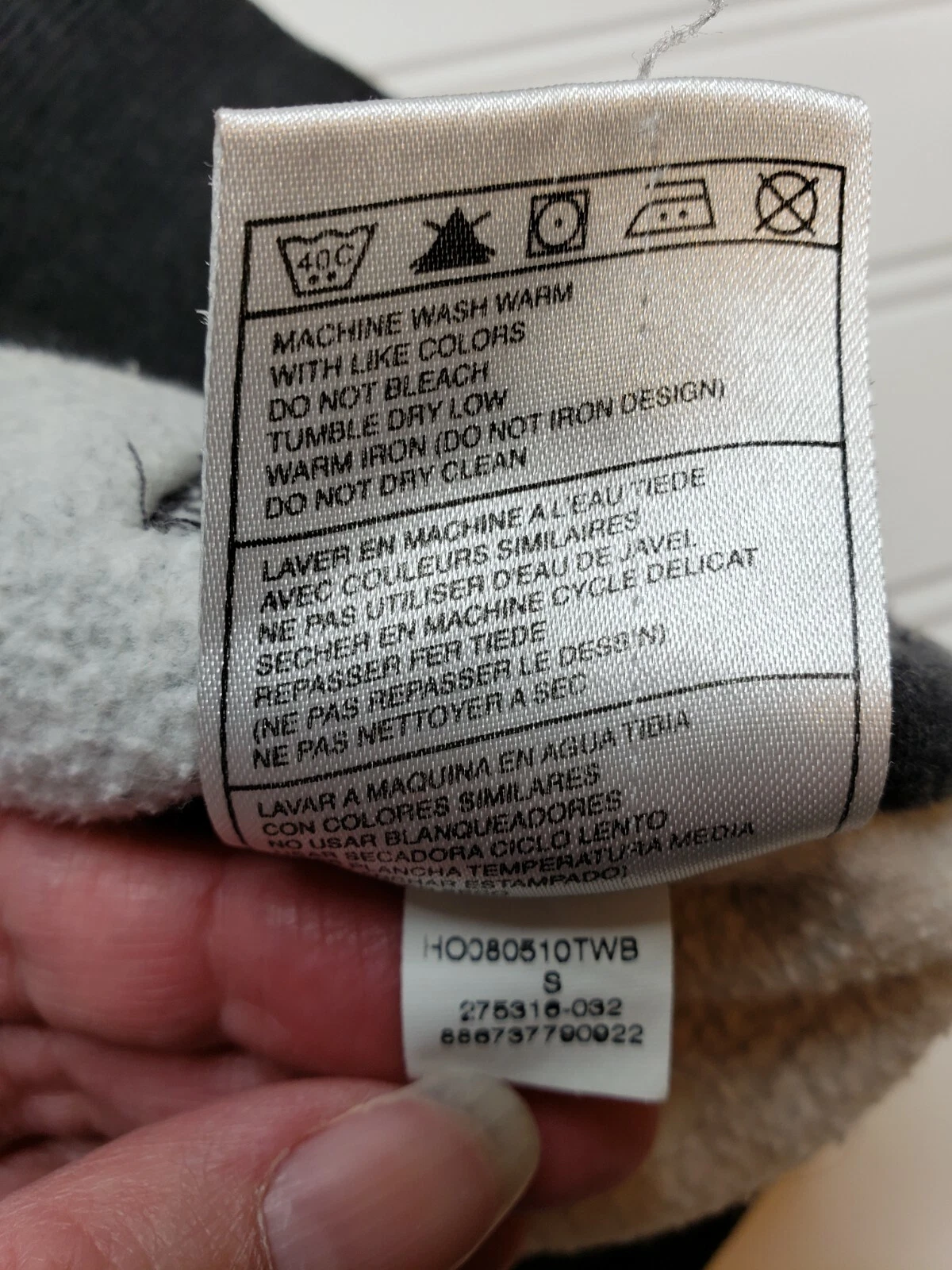 OFF WHITE Felpa con cappuccio e zip intera NIKE vintage anni 90 donna taglia S grigio panna abbigliamento sportivo palestra