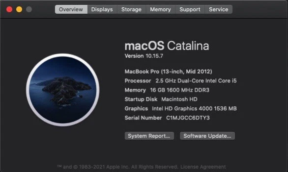 Apple macbook pro 13 inch mid 2012 (Maximum RAM and SSD Dual Storage Upgrade) - Image 3 of 4