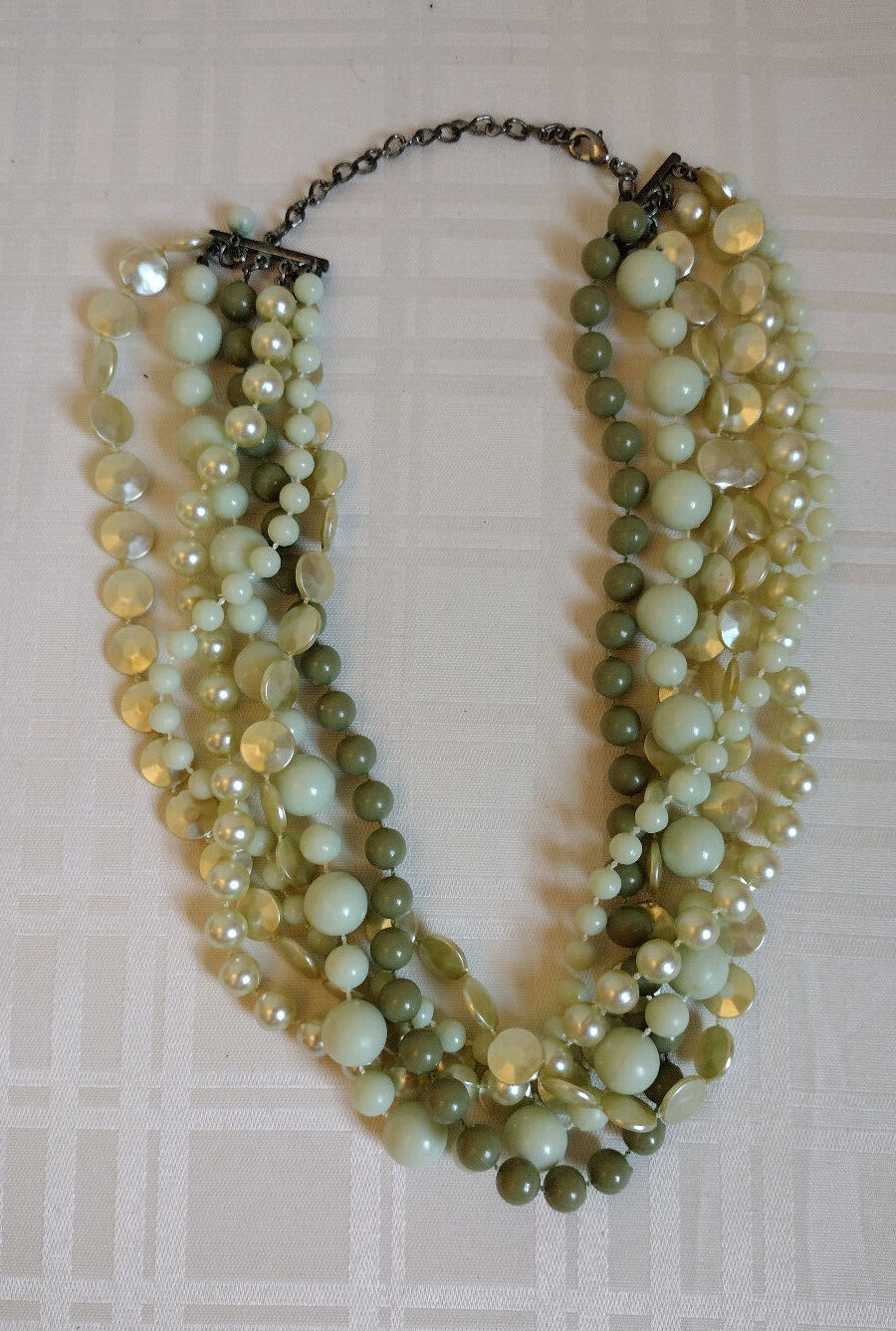 Multi Strand/Thread Dark/Light Green Sphere/Flat … - image 3
