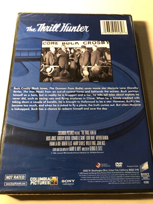 The Thrill Hunter (1933) DVD NEW Sealed Adventure Western Buck