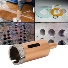 Diamond Core Drill Bit Hole Saw for Marble Ceramic Tile Concrete Glass 25-38mm