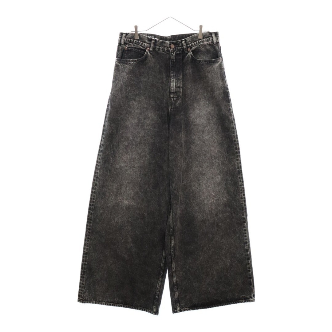 CELINE 22SS Elephant Jeans Wide Denim Pants Black 2N686 573Q 