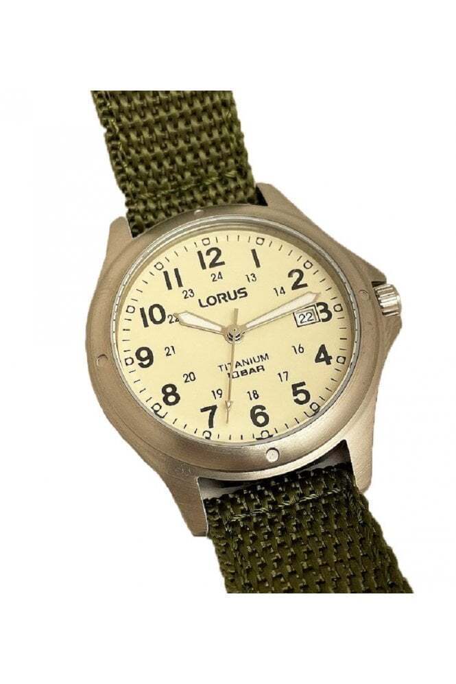 Lorus Gents Military Titanium Watch RG877CX9 (formally Lorus Gents Military Titanium Watch RG877CX9 (formally