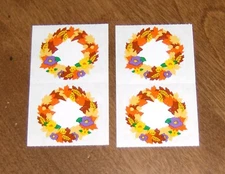 Mrs. Grossmam Sticker Modules(R/4) ~ Autumn/Fall Wreaths