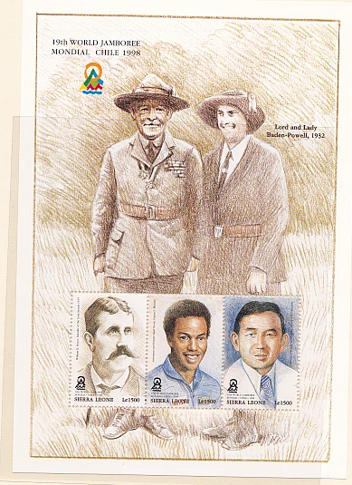 Sierra Leona World Scout Jamboree 100 Años de Scouting Lote C Foto 3 de 4