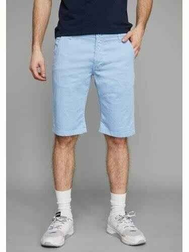 MENS VERY GOOD QUALITY BLUE SHORTS SIZE 29 BNWT RRP 39 EUROS BYEBYE TALL REDSKIN