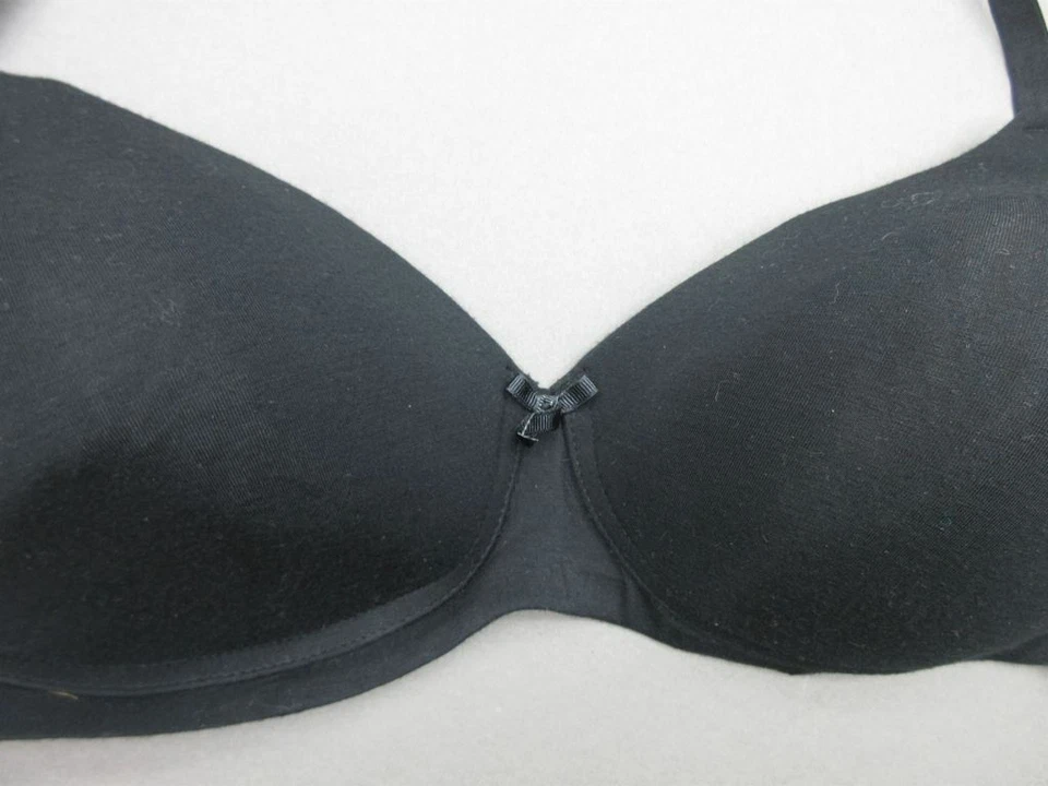 38D GILLIGAN & O'MALLEY BLACK WIRELESS PADDED BACK CLOSURE NURSING BRA 1N - Image 2 of 4