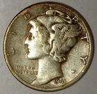 1941-D 10C Mercury Dime 90% Silver 18olw0816