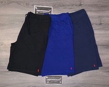 Pantalones cortos de malla de algodón grandes y altos Ralph Lauren para hombre - azul, negro, azul marino $89,50