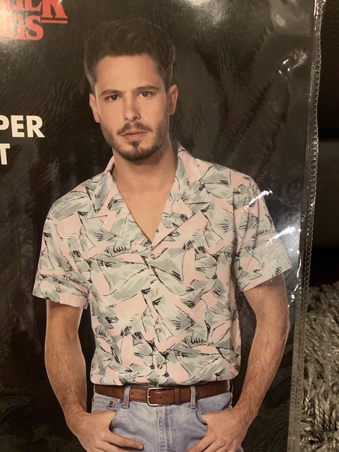 Stranger Things 3 Jim Hopper Hawaiian Shirt Size M OFFICIALLY LICENSED Costume | eBay