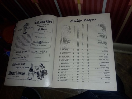 1948 SAN FRANCISCO SF 49ERS FOOTBALL PROGRAM v. BROOKLYN DODGERS AAFC KEZAR - Picture 11 of 12