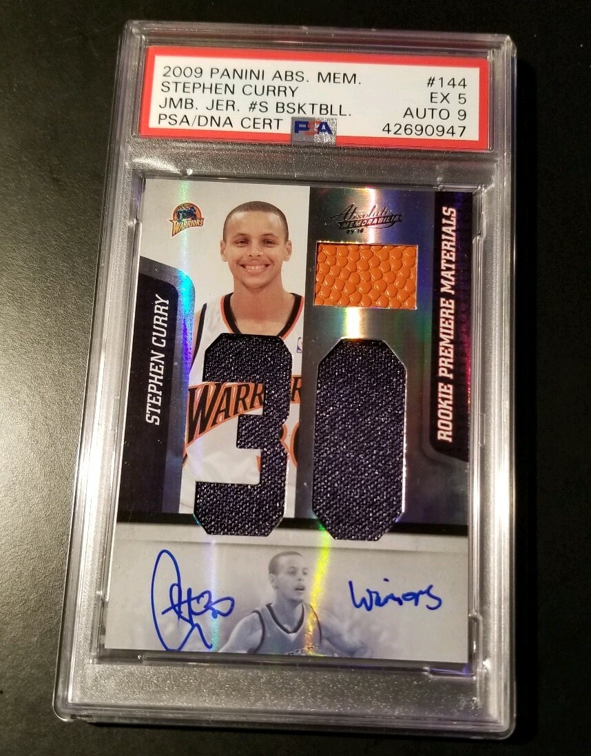 その他 Stephen Curry 2009 Jersey auto RC /49 2009 Limited Stephen Curry Freshman Jumbo Jersey Auto /49