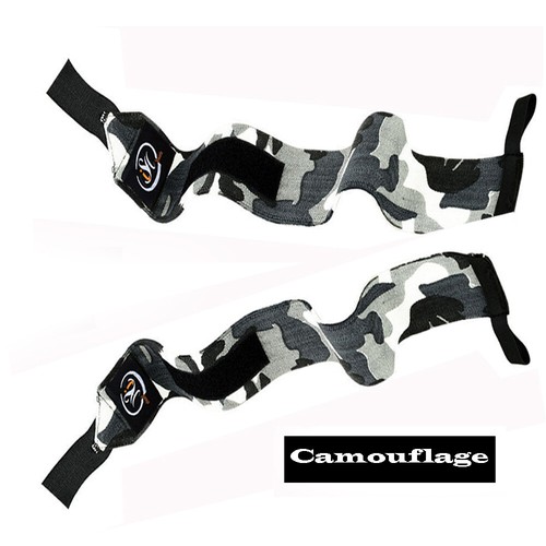 Gym training power weight lifting wrist wraps straps bandage cross fit support - Picture 37 of 54
