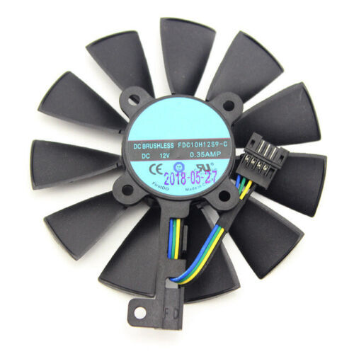 coolingFan For ASUS GTX 980Ti R9 390X 390 480 VEGA56 GPU FDC10U12S9-C 87mm - Picture 16 of 16