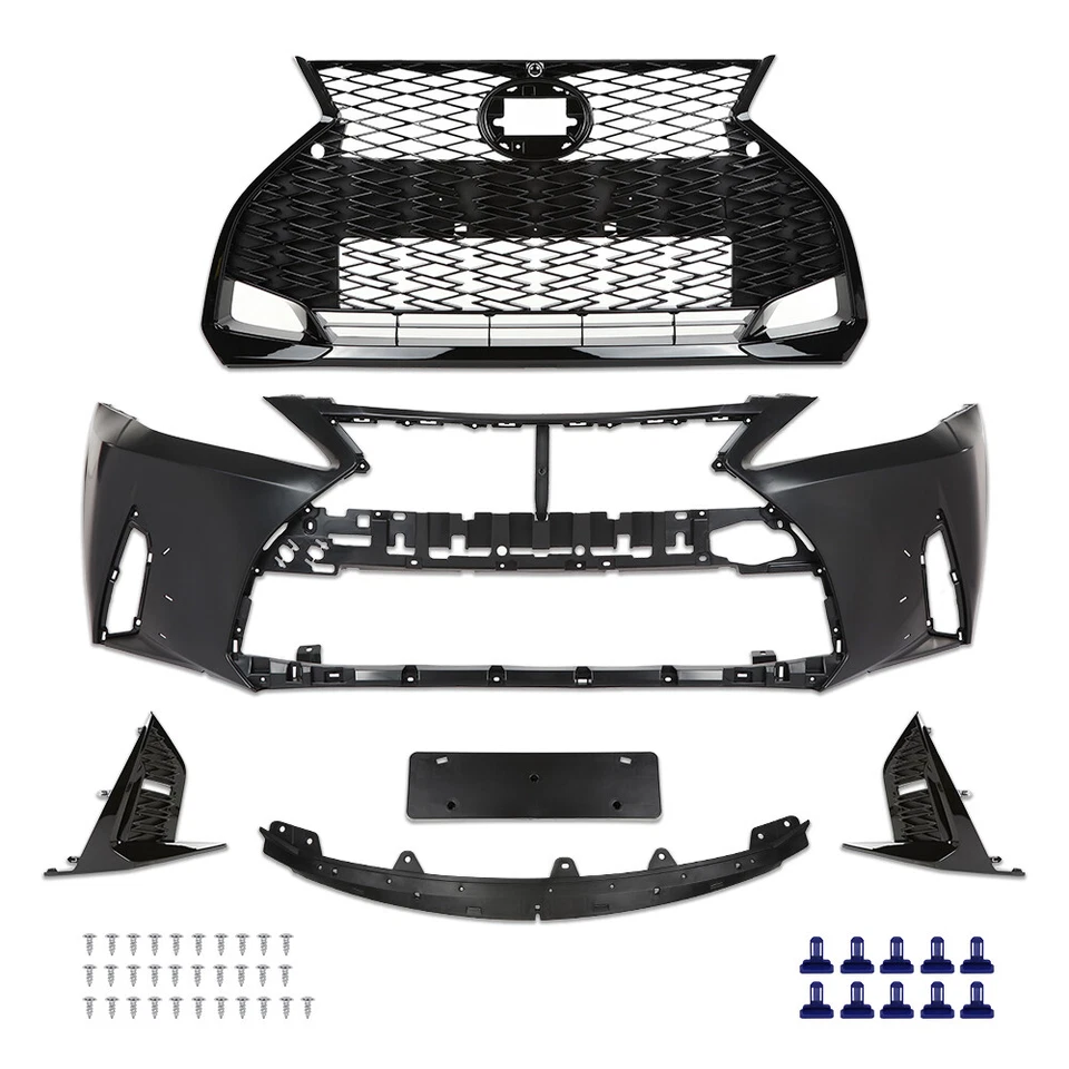 Fit For 06-13 Lexus IS250 IS350 Front Bumper Body Kit Conversion To 21+ F-Sport - Image 2 of 4