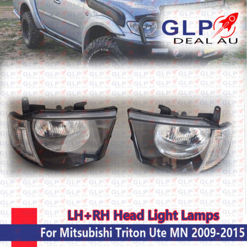 <!--F#f_0-->For Mitsubishi Triton MN Head Light Pair LH+RH Left+Right 2009~2015 GL GLX<!--F/-->