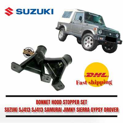FITS FOR SUZUKI JIMNY SJ410 SJ413 BONNET HOOD STOPPER SET SAMURAI
