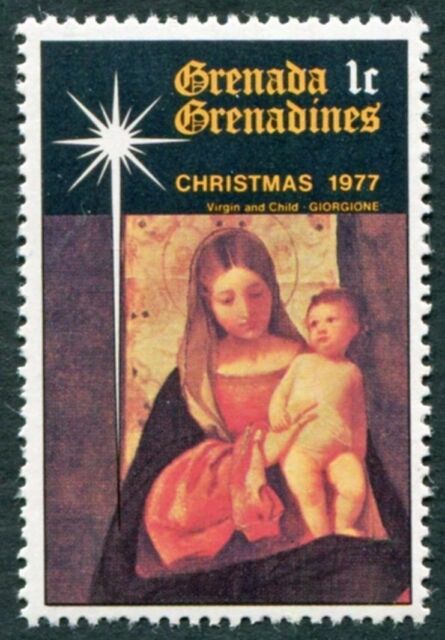 GRENADINES OF GRENADA 1977 1c SG232 mint MNH FG Christmas Giorgione a ##W38