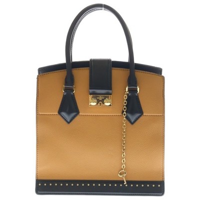 LOUIS VUITTON Cool Marley PM Leather 2 way Hand Shoulder Bag Brown black Used 38