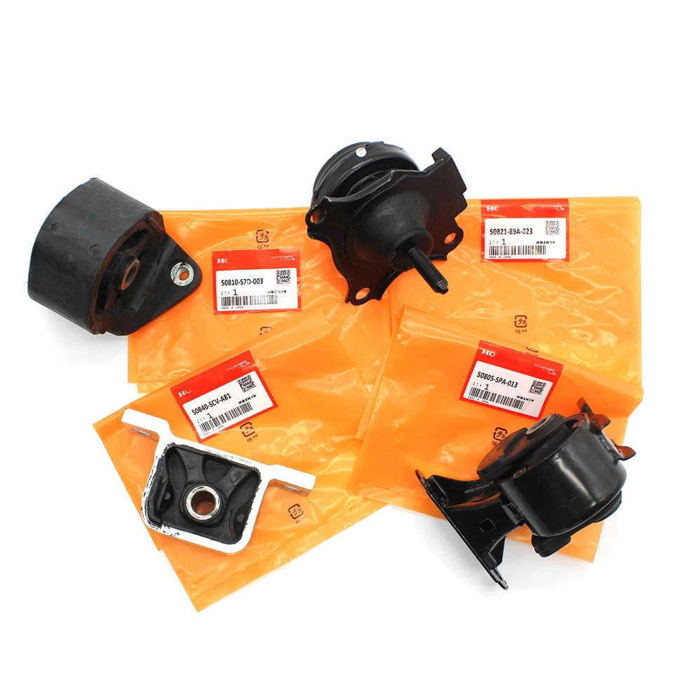 4PCS OEM Engine Motor & Trans Mount For 02-06 Honda CR-V 2.4L Automatic - Image 2 of 4