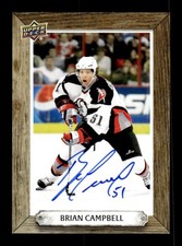 2024-25 Upper Deck Engrained Icons Brian Campbell Beehive Portrait Signatures