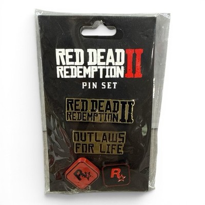 Red Dead Redemption II 2 Rockstar Games 2018 4 PC Pin Set 