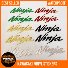 Kawasaki Ninja 3D Emblem Badge Decal ZX6R / ZX10R / ZX14R / ZX7R / ZX9R