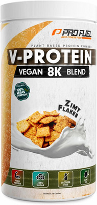 V-Protein 8K Blend Vegan Protein Zimt Flakes 79% Eiweiß, verschiedene Sorten