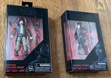 3.75    Star Wars Black Series Capt Cassian Andor Sgt Jyn Erso Rogue One - NISB
