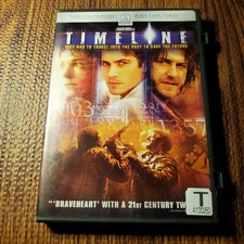 Timeline DVD 2003 Widescreen Paul Walker Richard Donner Special Features