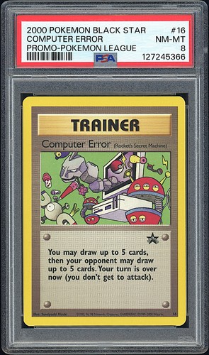 Computer Error graded PSA 8 for sale on eBay